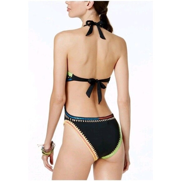 NWT Bar III Be-Weave It Cut Out Maillot One Piece Swimsuit Size XL (18-20) - Picture 2 of 11